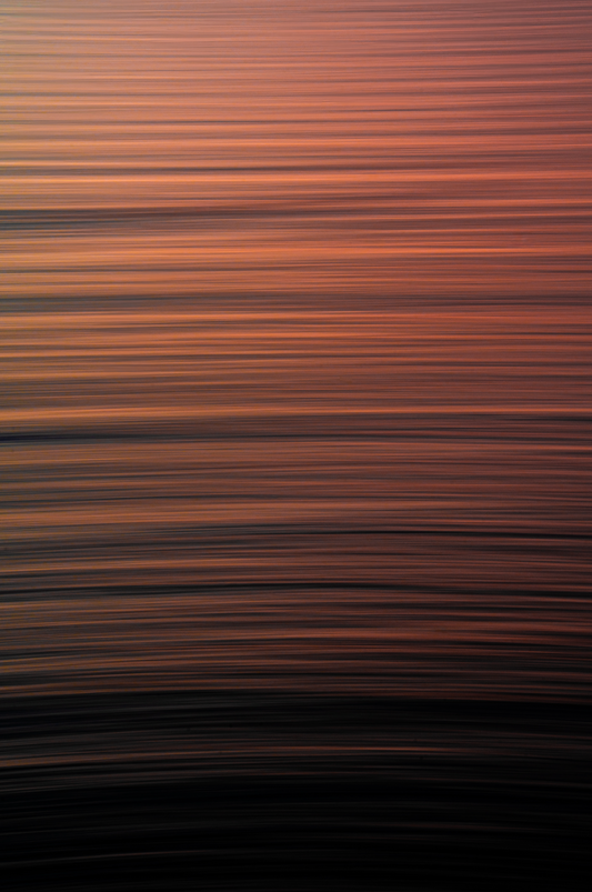 Olas Atardeciendo